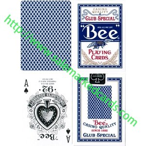 Standard Index Bee Marked Cards Blue Decks